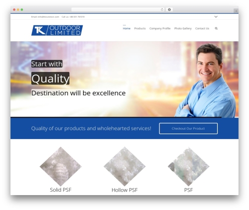 3clicks Theme WordPress page theme - tkoutdoor.com