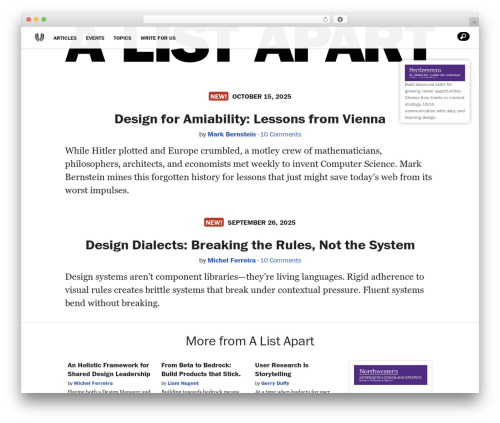 Jetpack – WP Security, Backup, Speed, & Growth (jetpack) free WordPress plugin - alistapart.com