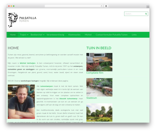 AccessPress Lite free WordPress theme - pulsatillatuinen.nl