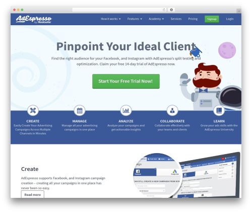 AdEspresso Theme WP theme - adespresso.com