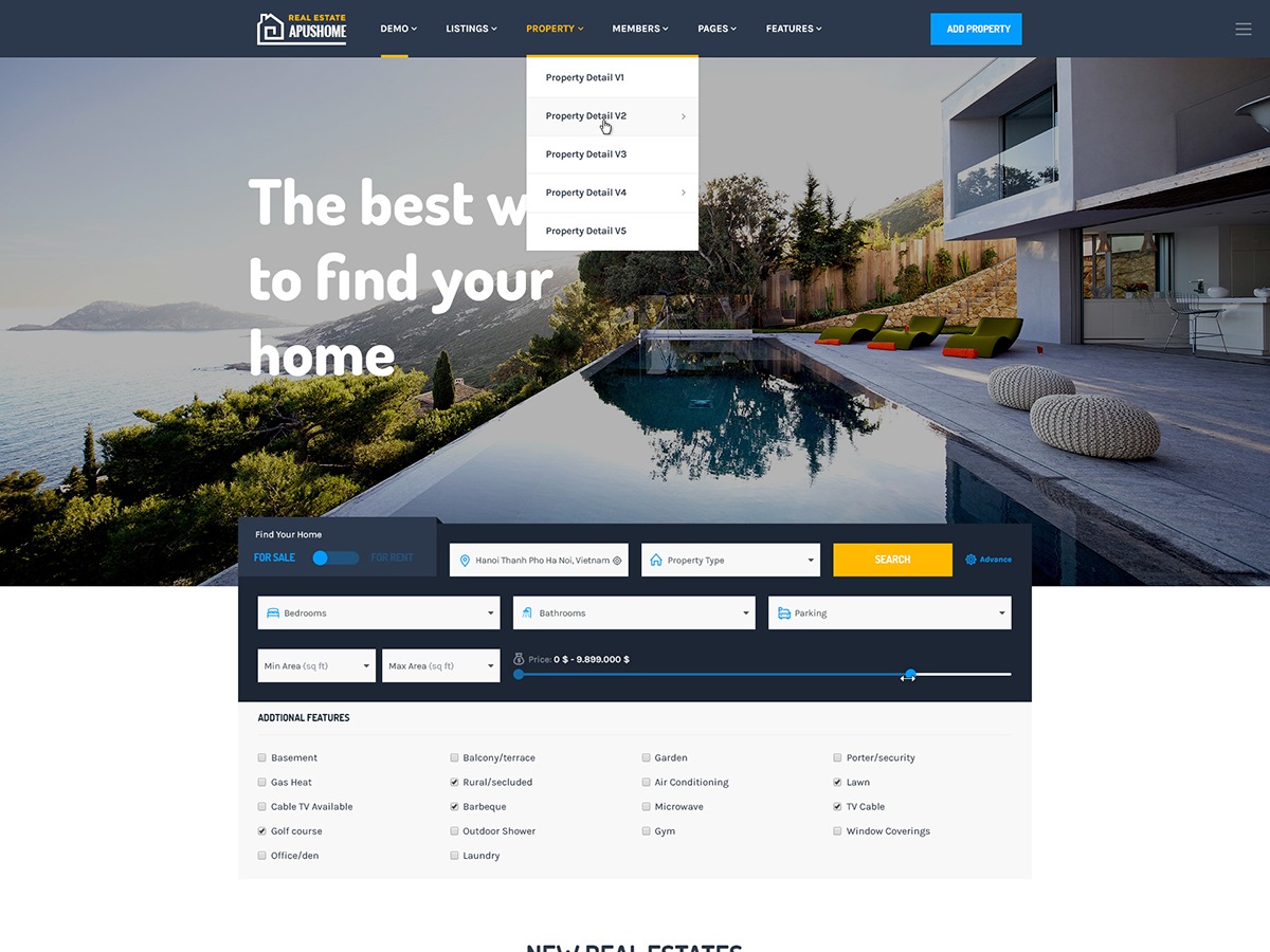 ApusHome premium WordPress theme