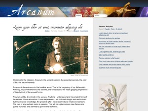 Arcanum WP theme by Cryout Creations