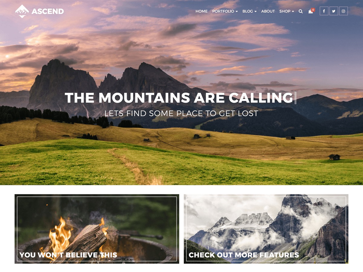 Ascend best free WordPress theme by Kadence WP