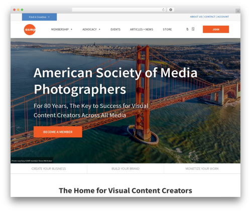 ASMP 2021 WordPress theme image - asmp.org