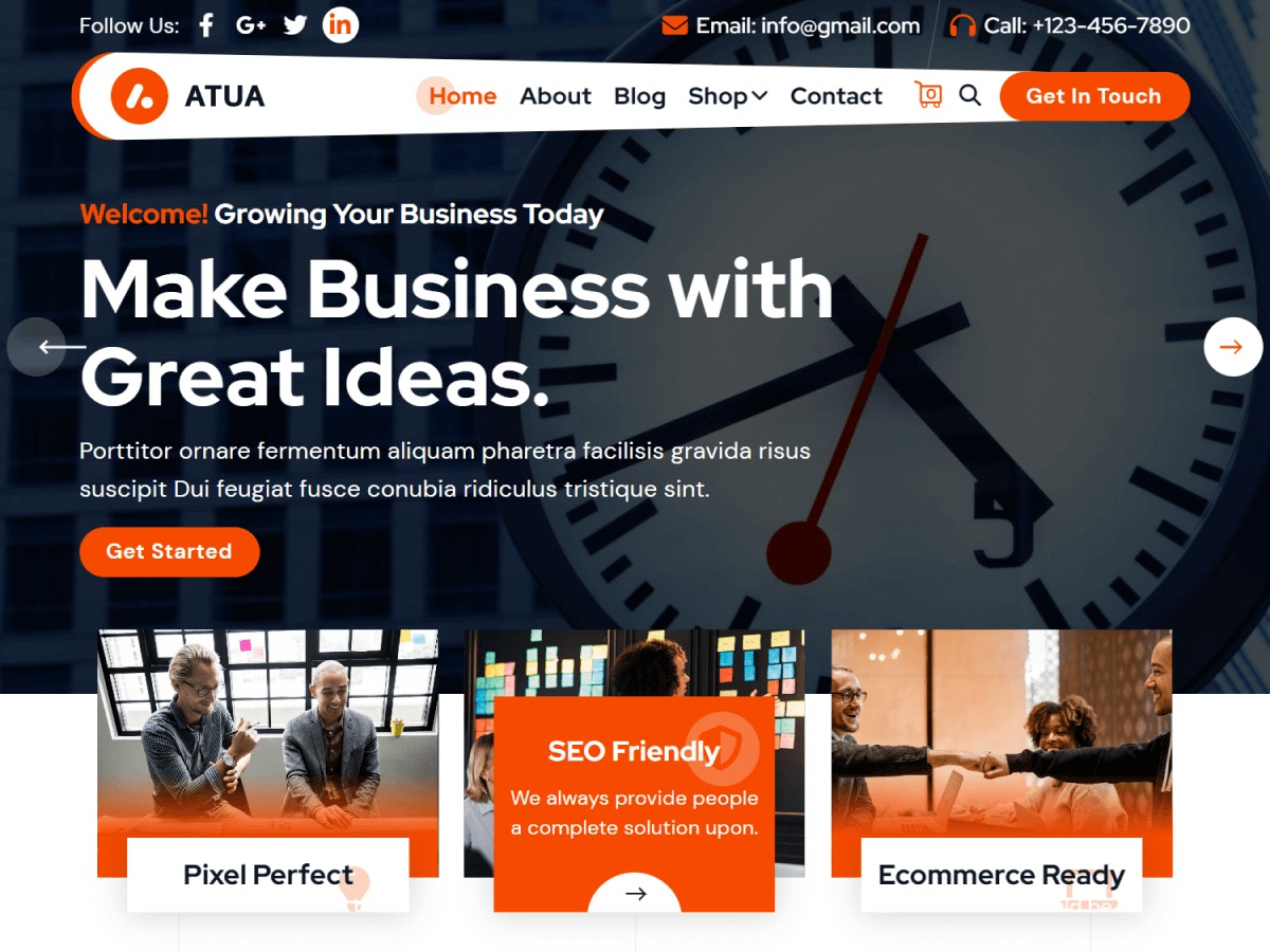 Atua WordPress ecommerce theme