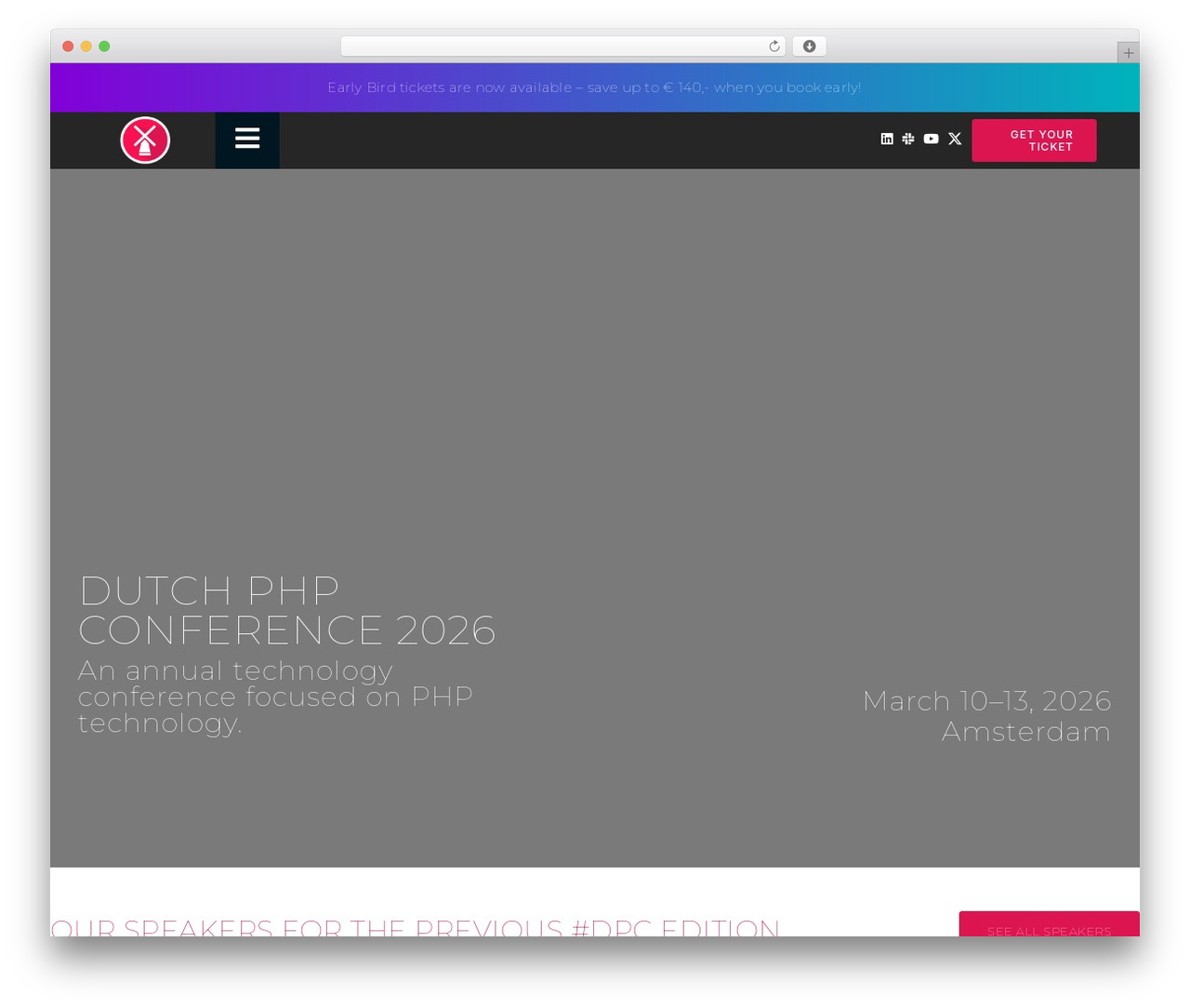 Avada best WordPress theme - phpconference.nl