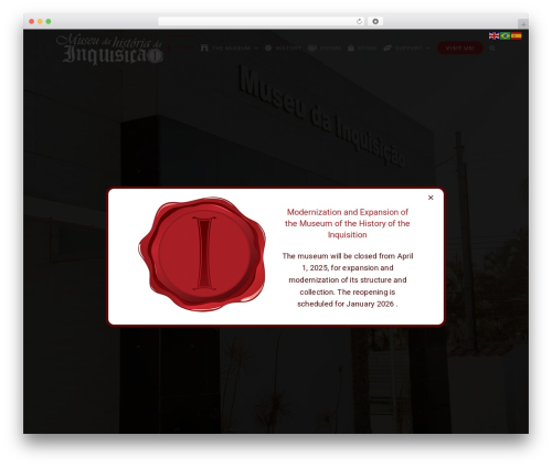 Avada Child premium WordPress theme - museudainquisicao.org.br