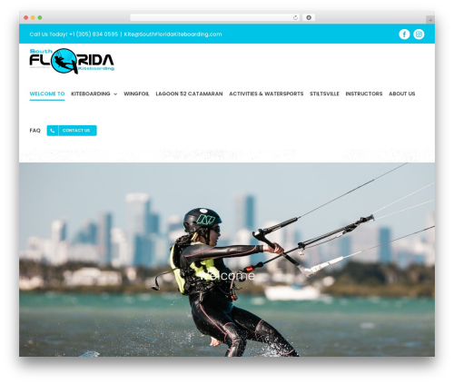 Avada company WordPress theme - southfloridakiteboarding.com