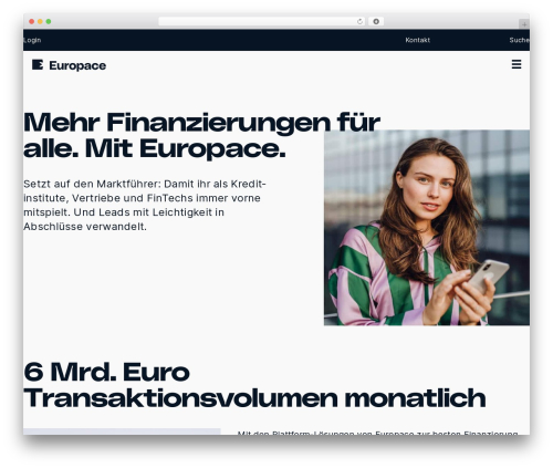 Avada theme WordPress - europace.de