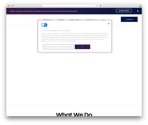 Avada theme WordPress - alliantinsight.com