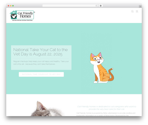 Avada theme WordPress - catfriendly.com