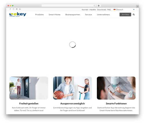 Avada top WordPress theme - ekey.net
