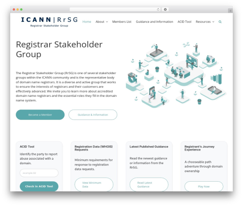 Avada WordPress page theme - rrsg.org