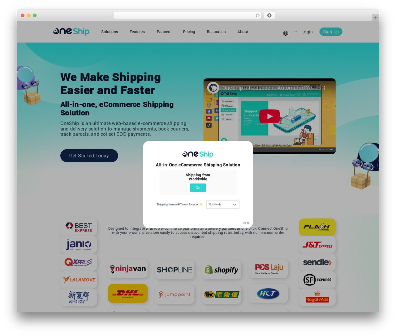 D WordPress shop theme - oneship.io