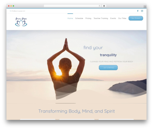 Avada WordPress store theme - guruvyoga.com