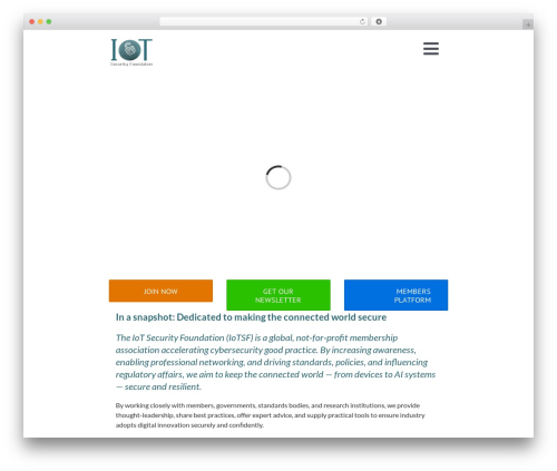 Avada WordPress theme - iotsecurityfoundation.org