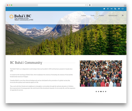 Avada WordPress theme - bahaibc.ca
