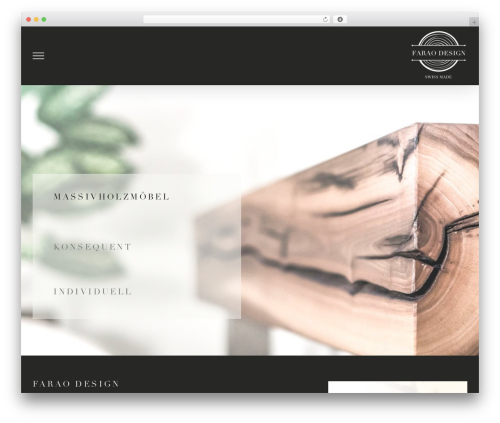 Avada WordPress website theme - faraodesign.ch