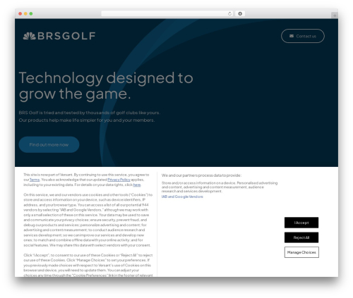 Avada WP theme - brsgolf.com