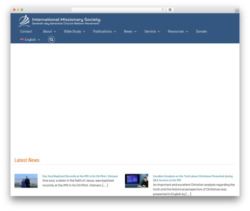 Avada WP theme - sda1844.org