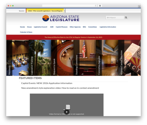 AZLeg WP theme - azleg.gov