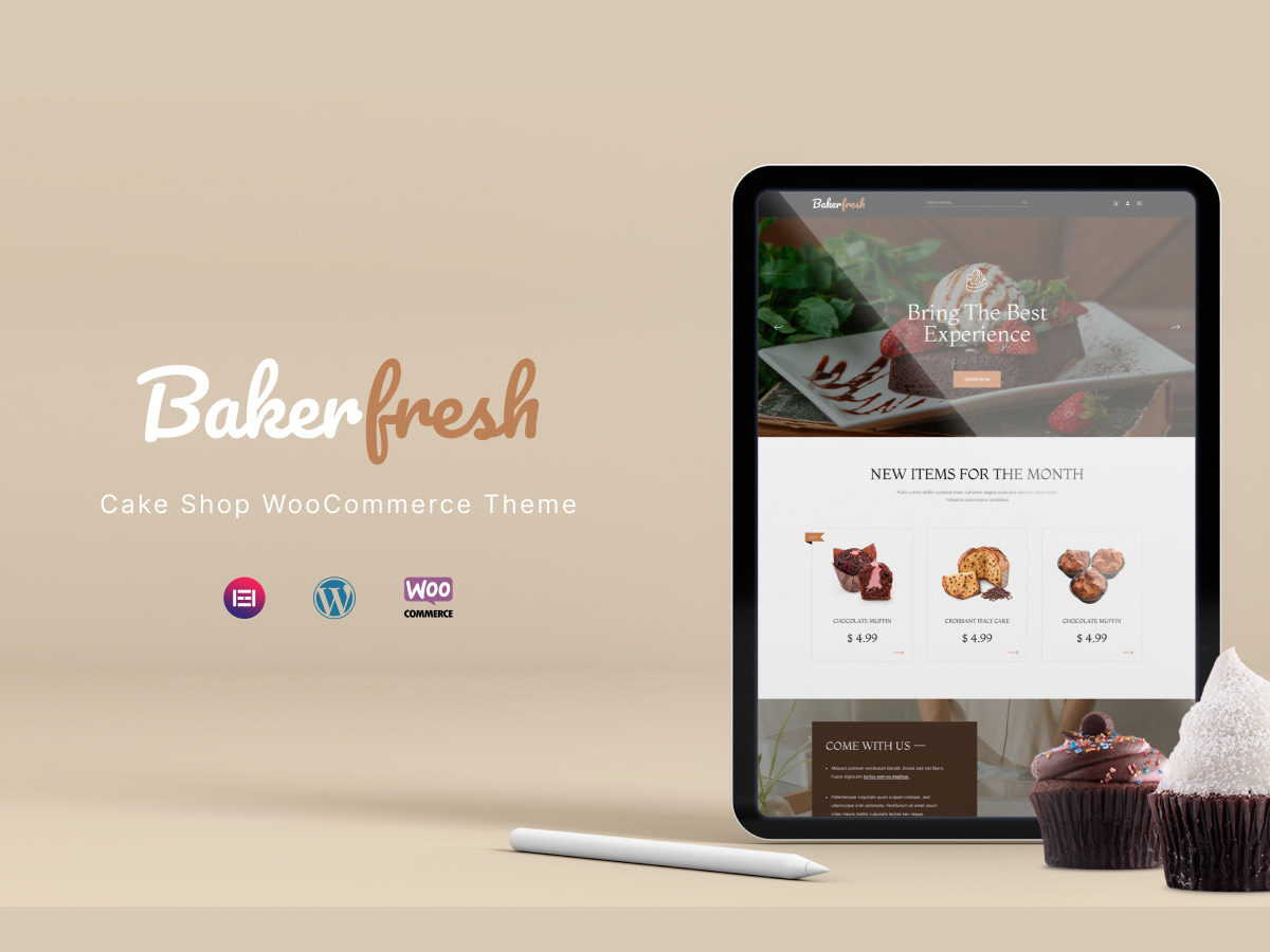 Bakerfresh WordPress ecommerce theme