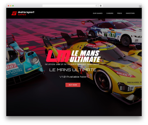 Best WordPress theme Bridge - motorsportgames.com
