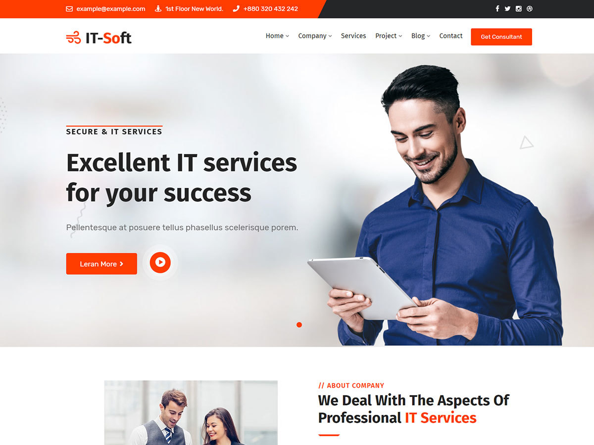 Best WordPress theme itsoft