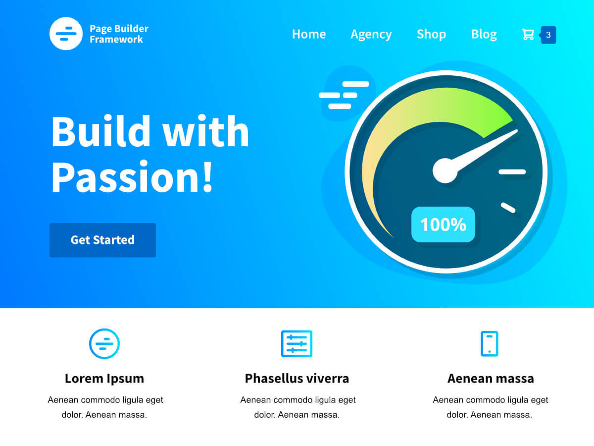 Best WordPress theme Page Builder Framework