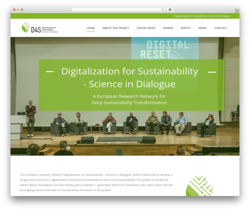 Best WordPress theme The7 - digitalization-for-sustainability.com