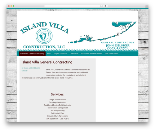 Best WordPress theme Travelify - islandvillageneralcontractor.com/wp