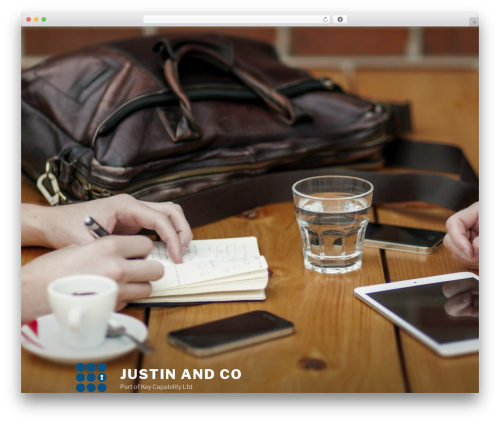 Best WordPress theme Twenty Seventeen - justinandco.com