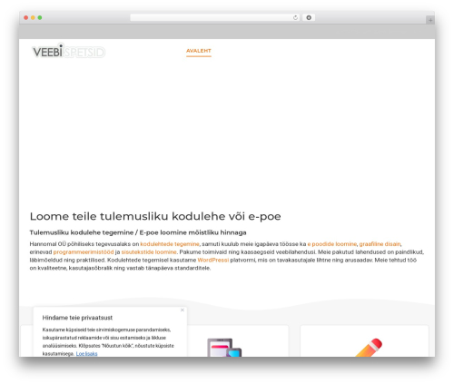 Best WordPress theme Avada - veebispetsid.com