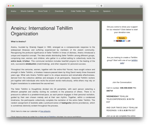 Best WordPress theme GeneratePress - aneinu.com