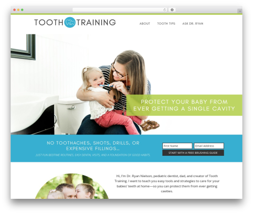 Best WordPress theme JDS Responsive Child Theme - toothtraining.com