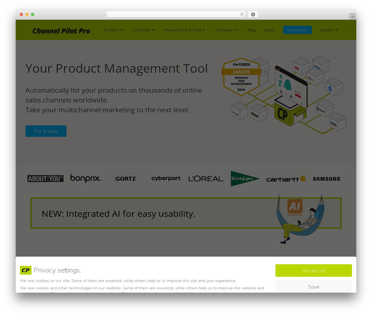 Best WordPress theme OceanWP - channelpilot.com