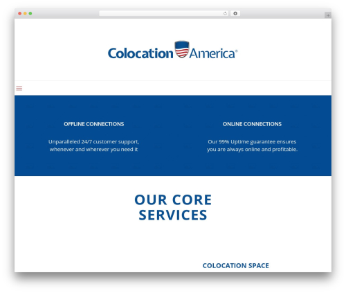 Betheme best WordPress theme - colocationamerica.com