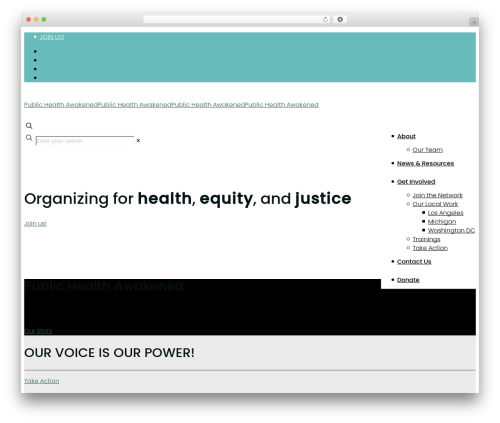 Betheme theme WordPress - publichealthawakened.org