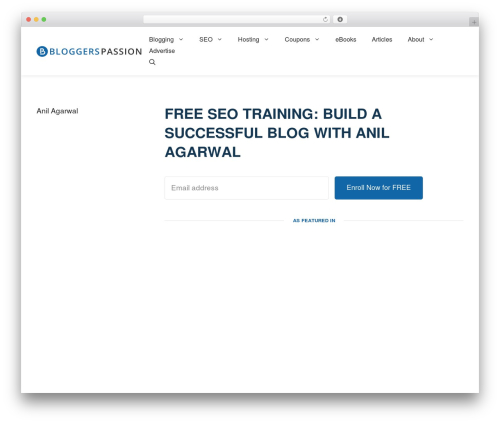 BloggersPassion WordPress blog theme - bloggerspassion.com