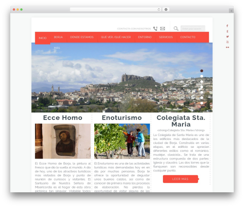 Brandon theme WordPress - turismodeborja.com