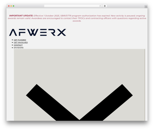 Bricks theme WordPress - afwerx.com