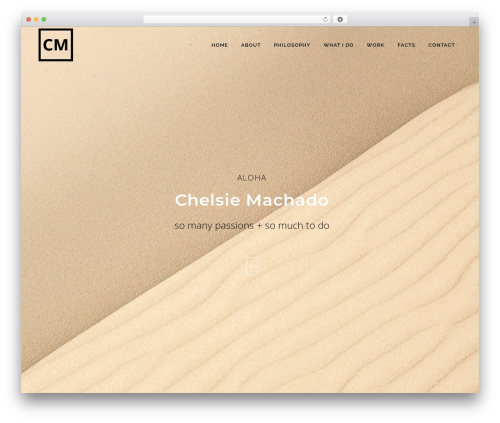 Bridge theme WordPress - chelsiemachado.com