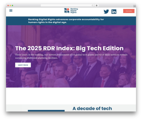 Bridge WordPress website theme - rankingdigitalrights.org