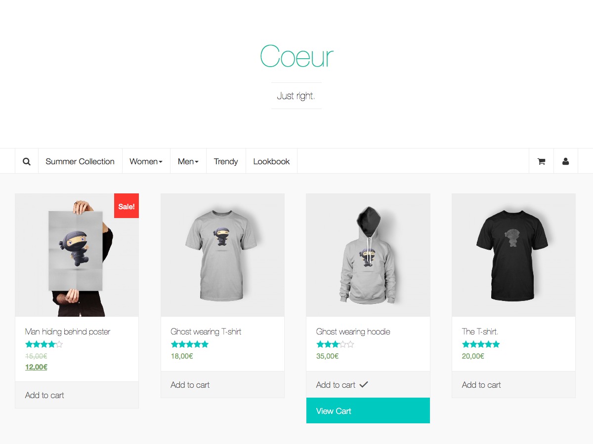 Coeur free WordPress theme