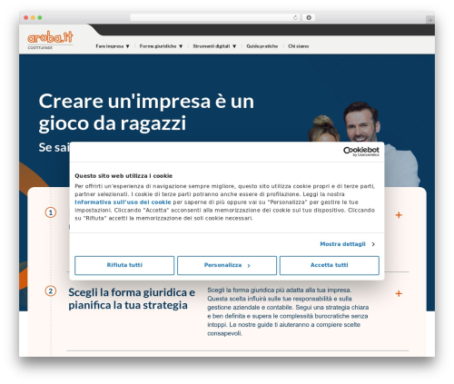 Costituende WordPress theme design - costituende.it