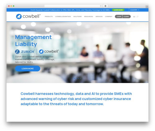 Cowbell Cyber WP theme - cowbell.insure Cowbell Cyber WP theme - cowbell.insure