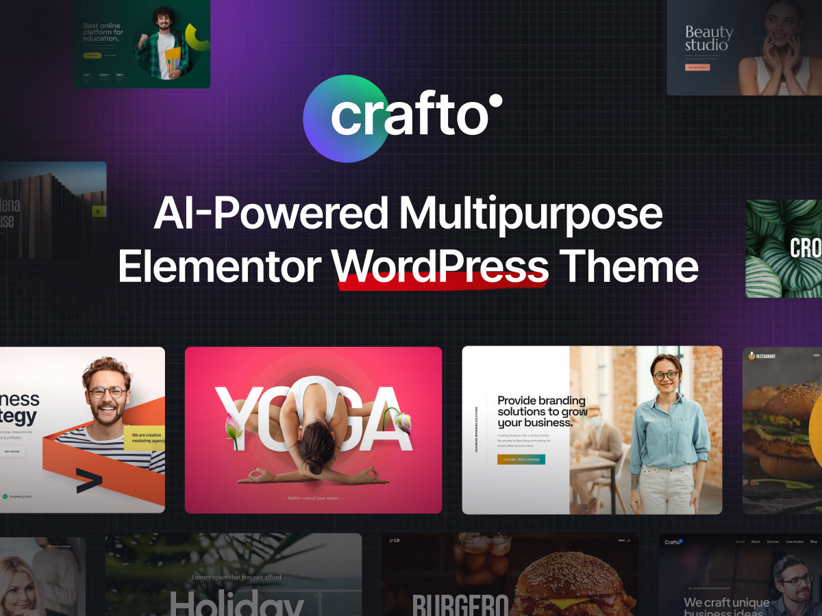 Crafto WordPress theme