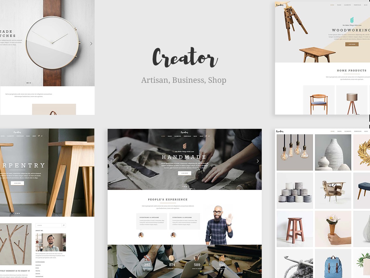 Creator best WordPress theme