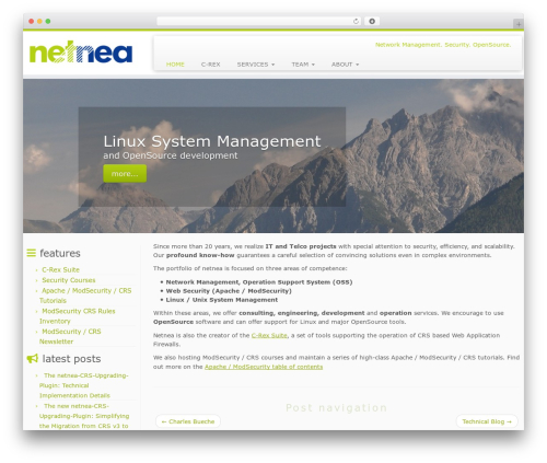 Customizr best free WordPress theme - netnea.com
