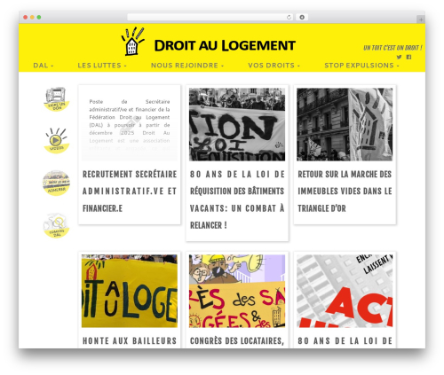 Customizr best WordPress theme - droitaulogement.org